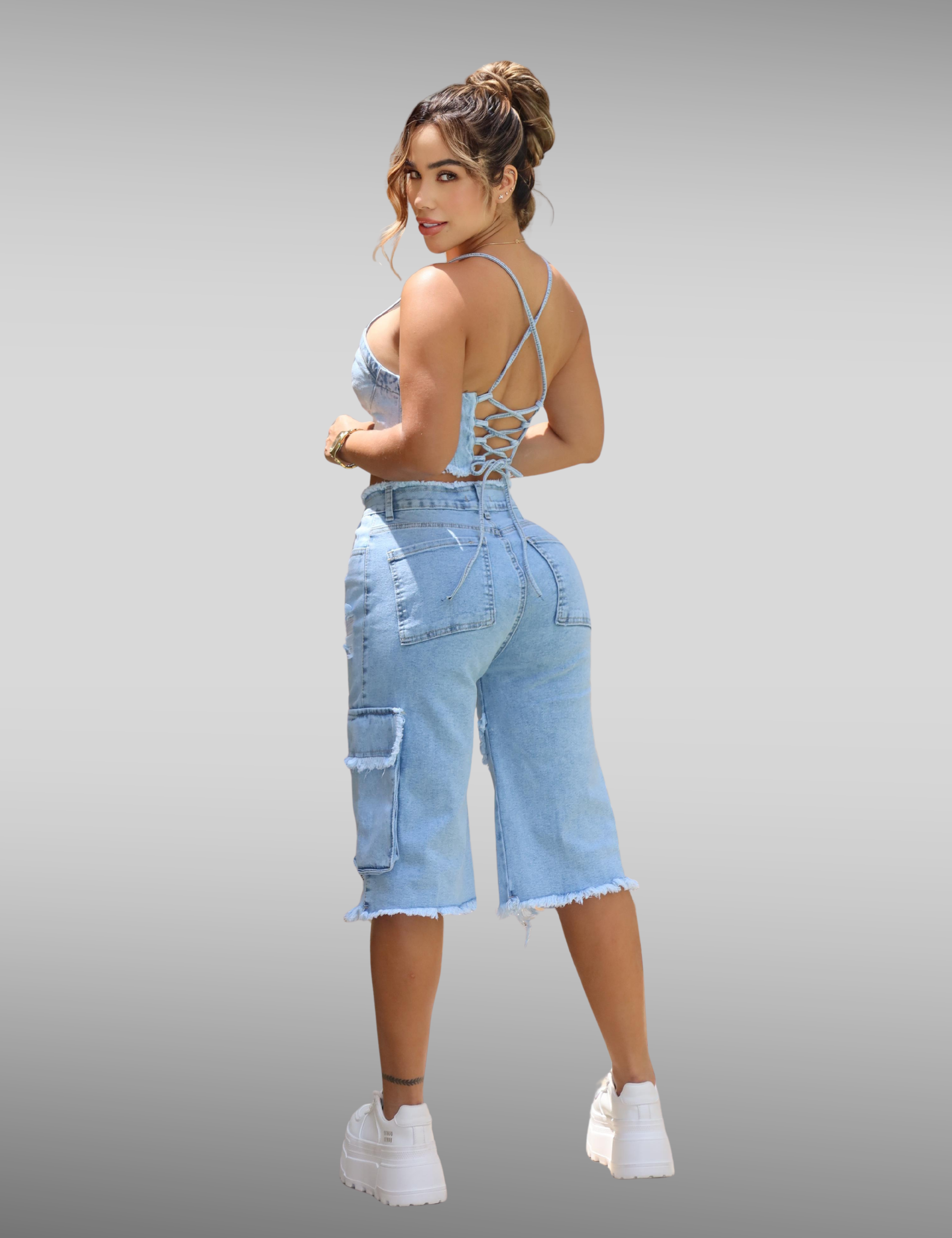 Serena - Set híbrido - torero crop top