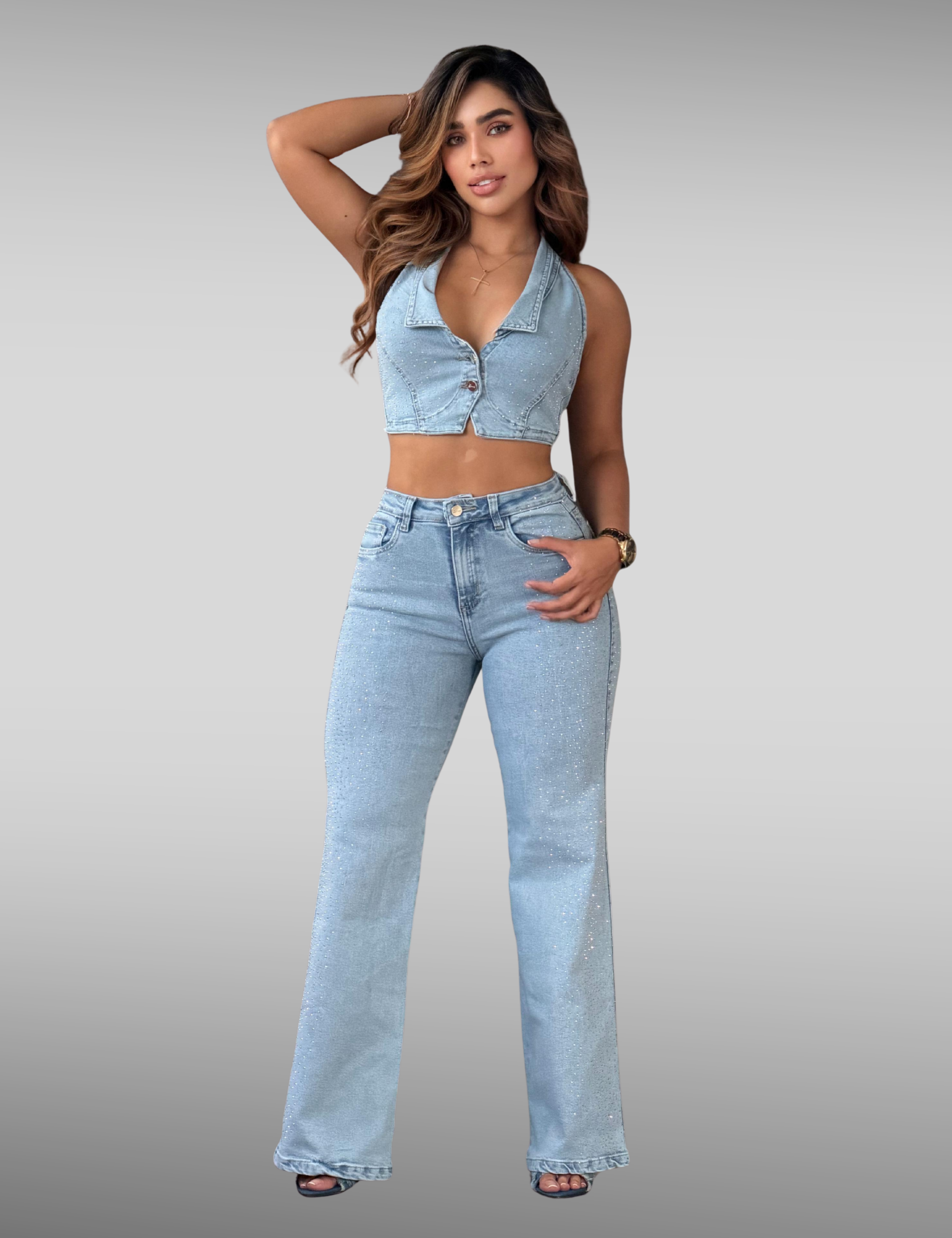 Set palazzo con brillos - Tylor