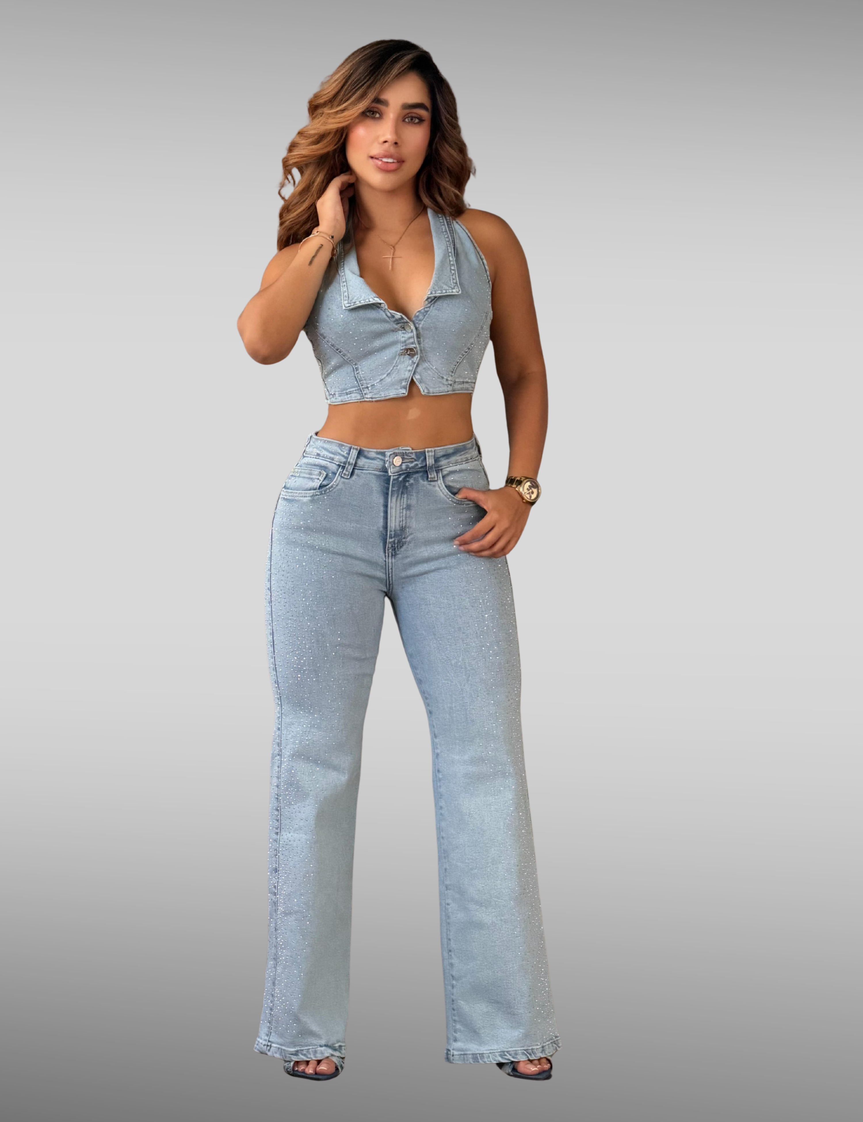 Set palazzo con brillos - Tylor